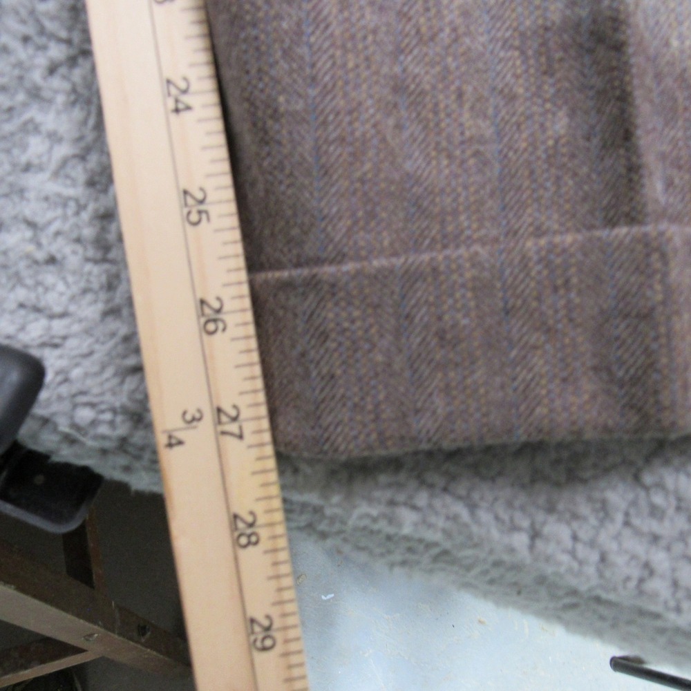 SSSSSSSSSSSSS Mens Brown Herringbone 100% Wool 2-Piece Suit Italy Size 38 26029 - Picture 15 of 15